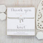 Bow Wedding Bracelet Tie The Knot, thumbnail 1 of 4