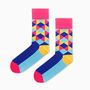 Geometric Cotton Socks Inspired By David Hockney, thumbnail 2 of 7