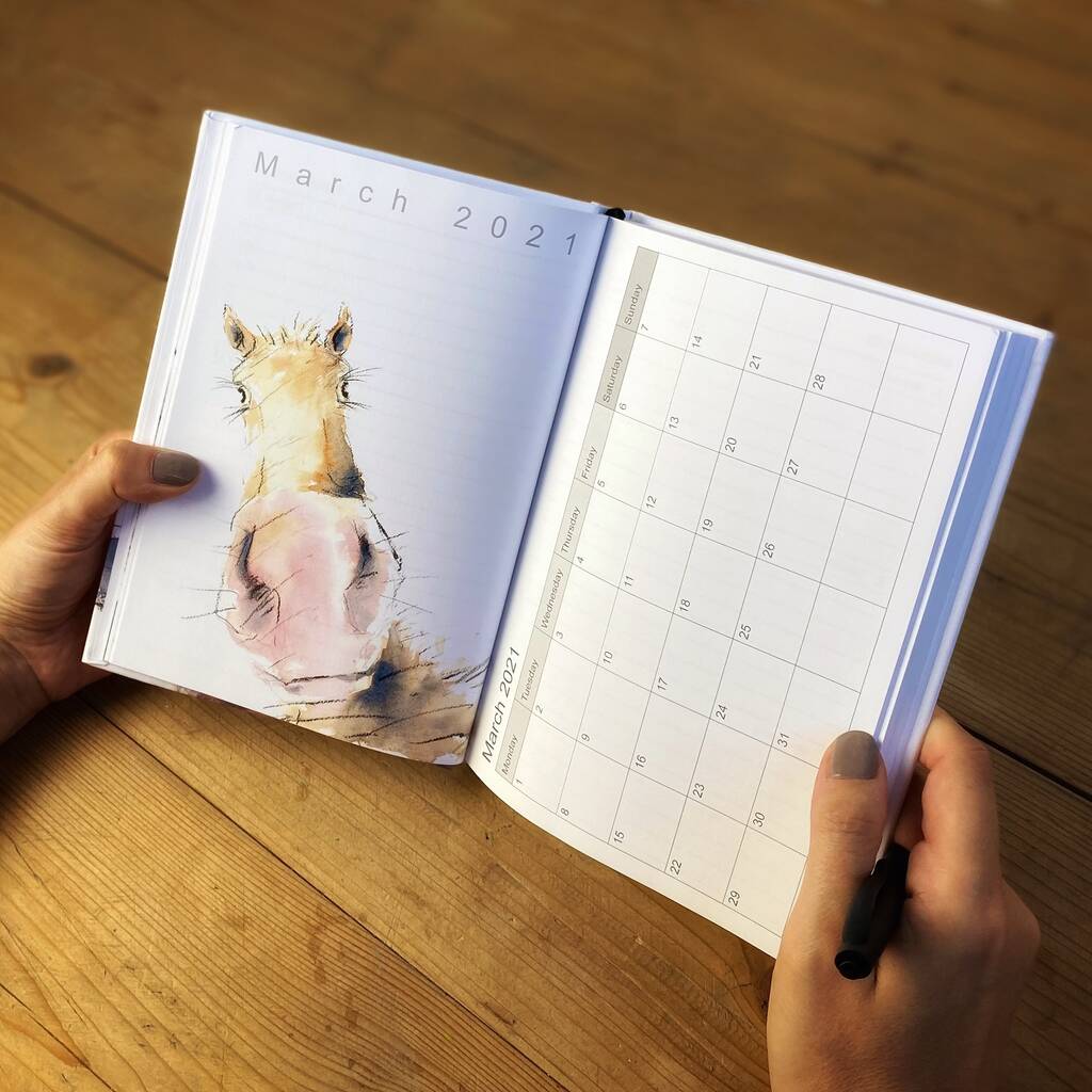 2021 Wildlife Diary By James Hollis Art | notonthehighstreet.com