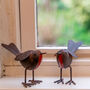 Garden Friendly Metal Robin Ornaments, thumbnail 1 of 3