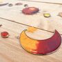 Sun, Moon And Star Hanging Sun Catcher Sunset Orange, thumbnail 7 of 10