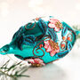 Large Fabric Applique Teardrop Glass Bauble, thumbnail 6 of 9