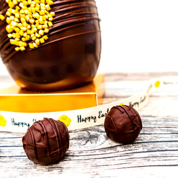 Limited Edition Luxury Vegan Salted Caramel Easter Egg, 3 of 4