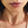 Dainty Personalised Gold Cosmic Star Necklace, thumbnail 3 of 7