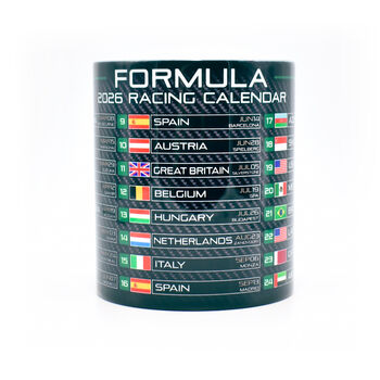 Formula One 2026 Racing Calendar Mug, 3 of 10
