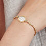 Pearl Silver Gold Plated Friendship Bracelet, thumbnail 2 of 10