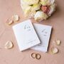 Vow Books Personalised Wedding Reading Cotton Cards, thumbnail 7 of 12