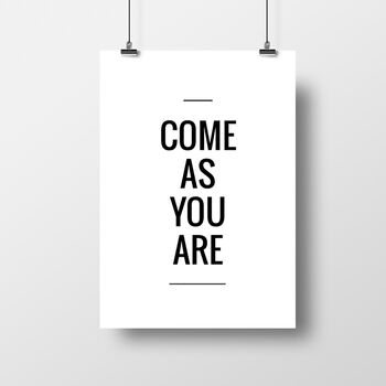 'Come As You Are' Print, 2 of 2