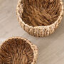 Set Of Two Water Hyacinth Planter Baskets, thumbnail 6 of 6