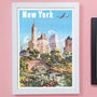Authentic Vintage Travel Advert For New York, thumbnail 1 of 8