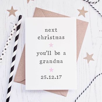 'Next Christmas' Grandparents Christmas Card, 4 of 4
