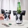 Personalised Tuxedo Shirt Can Cooler, thumbnail 1 of 4