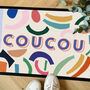 Personalised Abstract Doormat, thumbnail 2 of 3