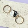 Yin Yang Cat Keyring Set Gift For Couples Or Besties, thumbnail 2 of 3