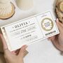 Personalised Theatre Scratch Reveal Gift Ticket, thumbnail 1 of 9