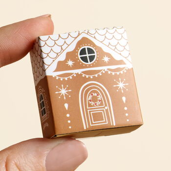 Tiny Matchbox Ceramic Gingerbread Man Token, 3 of 3