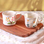 G Decor Petal Wildflower Handmade Ceramic Mug Hand Painted Floral, thumbnail 2 of 5