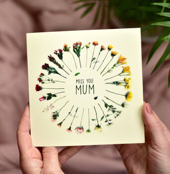 'Miss You/Love You Mum' Card, 2 of 7