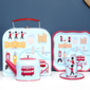 London Tea Set With Personalised Case, thumbnail 1 of 5