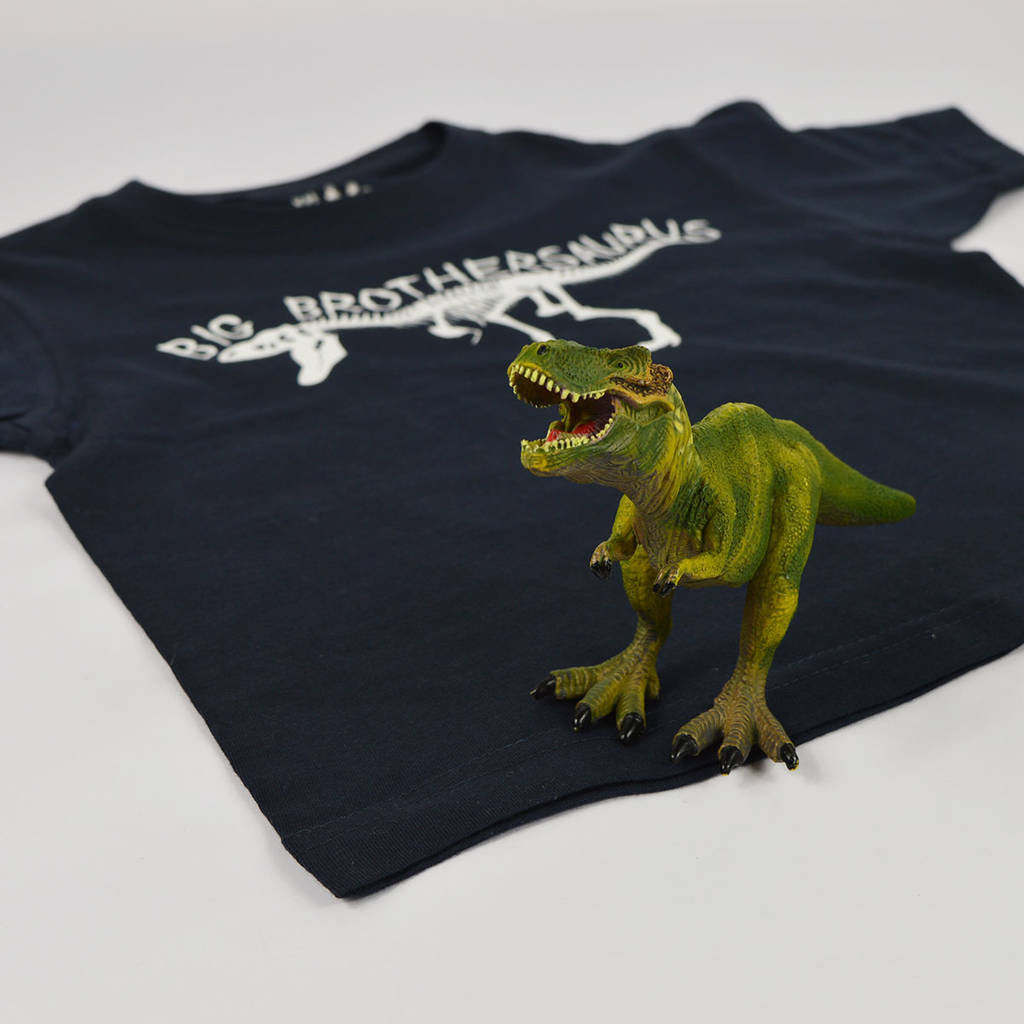 'Big Brothersaurus' Dinosaur Announcement T Shirt By Rocket & Rose ...