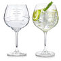 Swarovski® Crystal Dartington Gin Glass – Pair, thumbnail 1 of 4