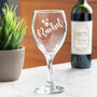 Personalised Floral Wine Glass, thumbnail 3 of 5