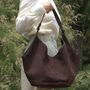 Genuine Leather Designer Tote Handbag Elisa, thumbnail 1 of 7