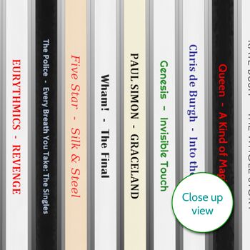 Personalised 40th Birthday Card 1986 Music, 5 of 7