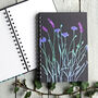 Cornflowers And Lavender Notebook, thumbnail 1 of 2