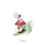 Toadstool Fairy Fine Art Print, thumbnail 2 of 3
