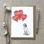 Personalised English Setter Mother's Day Card, thumbnail 1 of 2