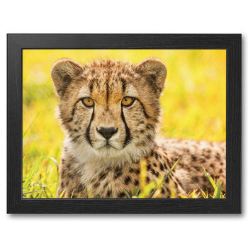 Cheetah Animal Personalised Lap Tray, 7 of 7
