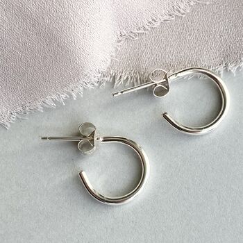 The Ned Silver Hoops, 4 of 4