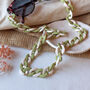 Glasses Chain Matte Sage And Cream Chunky Acrylic Chain, thumbnail 4 of 7
