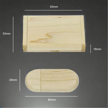 Personalised Wooden Usb Pen Drive 64 Gb, 8 of 8