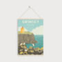 Grimsey Iceland Travel Poster Art Print, thumbnail 6 of 8