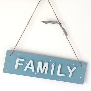 Family Hanging Wooden Sign, 2 of 2