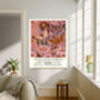 Natural History Exhibition Pink Butterfly Art Print, thumbnail 2 of 4