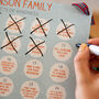 Personalised Family Kindness Reusable Advent Calendar, thumbnail 2 of 9