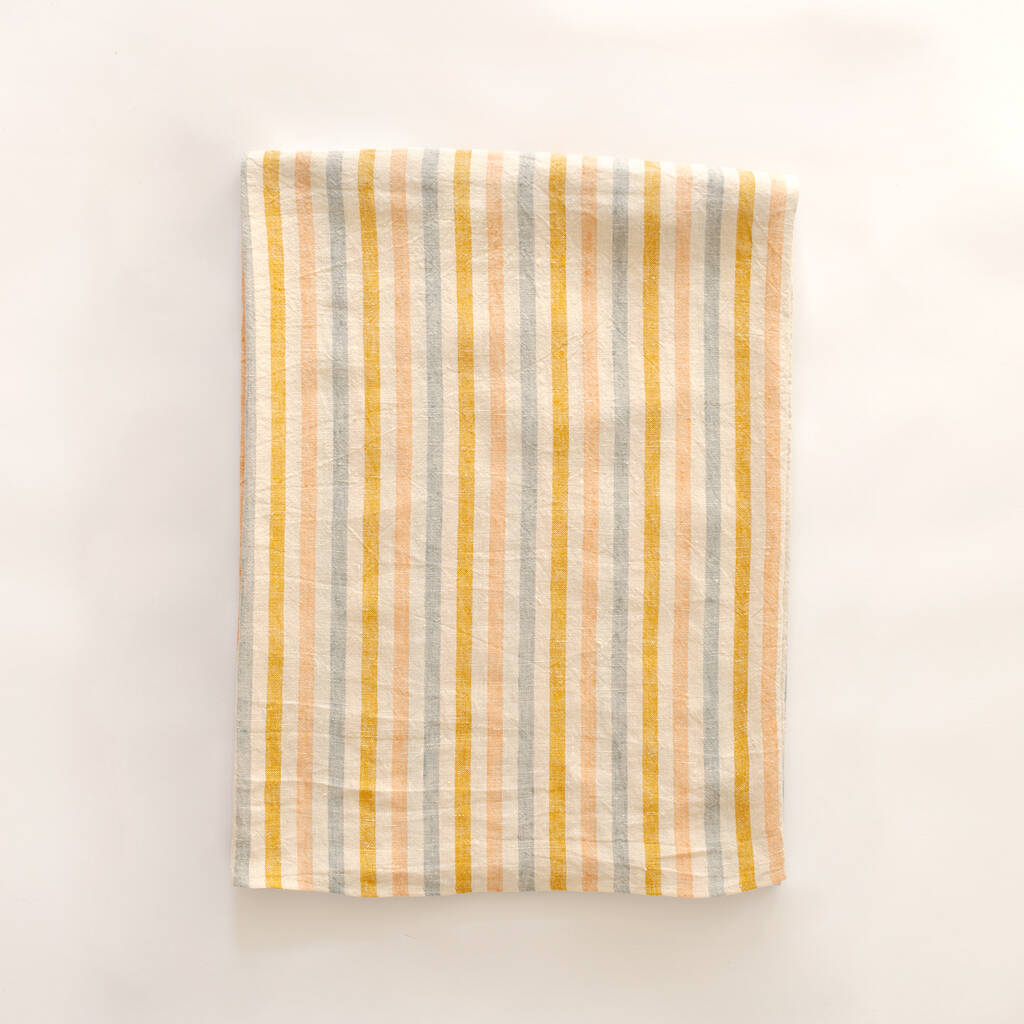 Seaside Stripe Tablecloth, 1 of 5