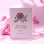 September Birth Flower Aster Card, thumbnail 1 of 2