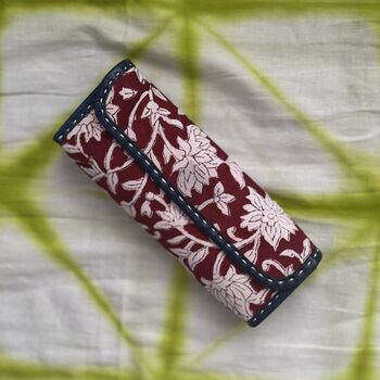Spectacle Case, Block Print Glasses Cover, 11 of 12