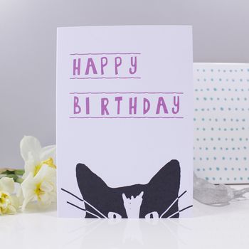 'Happy Birthday' Cat Card, 4 of 6