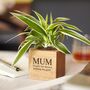Personalised Micro Plant Pot For Mum, thumbnail 1 of 10