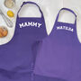 Varsity Personalised Mother And Child Aprons, thumbnail 7 of 8