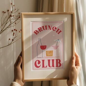 Brunch Club: Mid Century Modern Cocktail Wall Art, 2 of 9