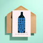 Vino Rosso Red Wine Greeting Card, thumbnail 3 of 3