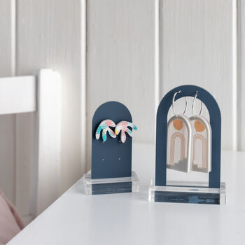 Arched Mini Earring Holder Display Stand Set Of Two, 3 of 5