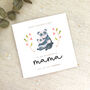 Personalised Mother's Day Panda Card, thumbnail 1 of 3