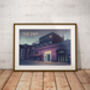 The End Nightclub London Travel Poster Art Print, thumbnail 6 of 8